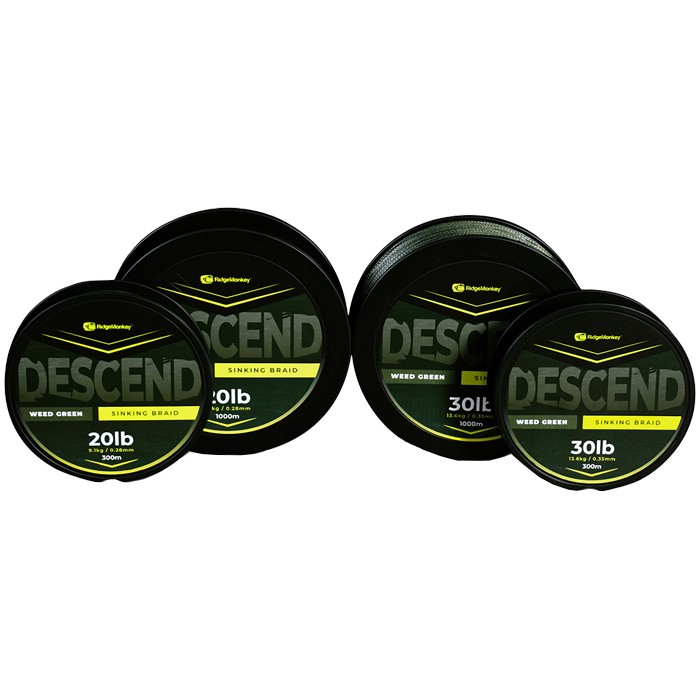 RidgeMonkey Descend Sinking Braid Mainline Range
