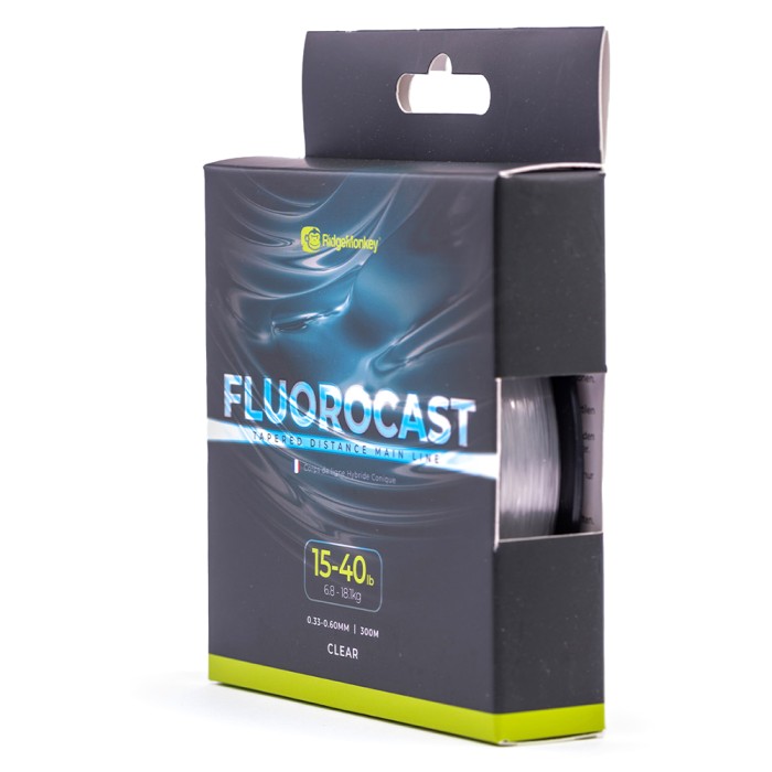 RidgeMonkey FluoroCast Tapered Distance Mainline 300m - Clear