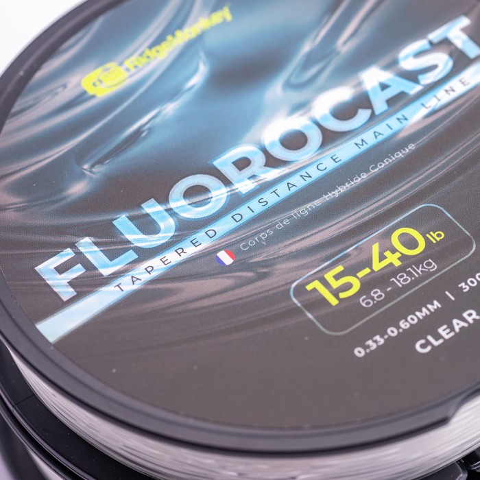 RidgeMonkey FluoroCast Tapered Distance Mainline 300m - Clear