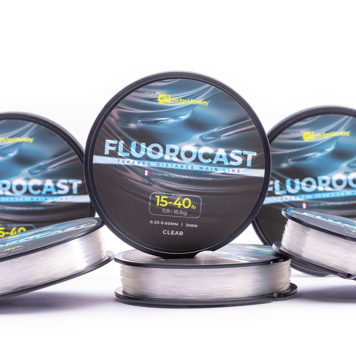 RidgeMonkey FluoroCast Tapered Distance Mainline 300m - Clear