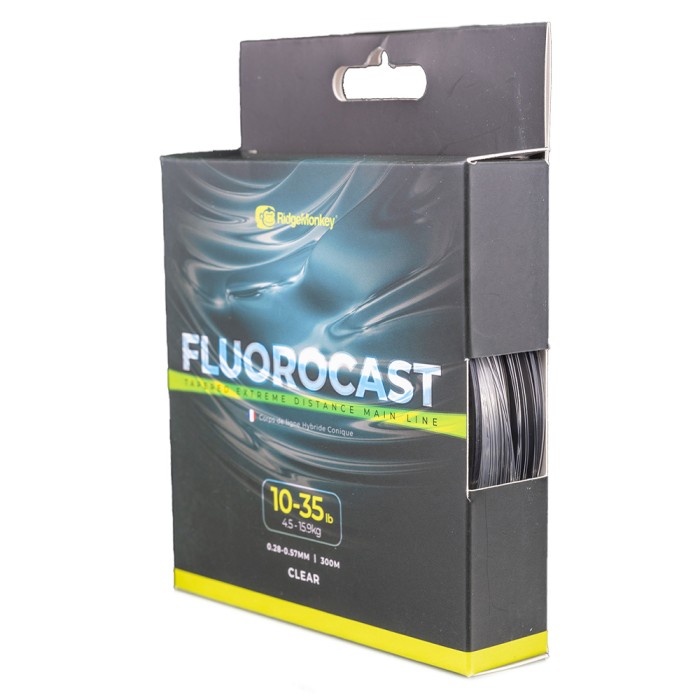 RidgeMonkey FluoroCast Tapered Extreme Distance Mainline 300m - Clear