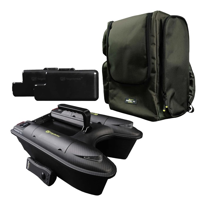 RidgeMonkey Hunter 750 Bait Boat Bundle