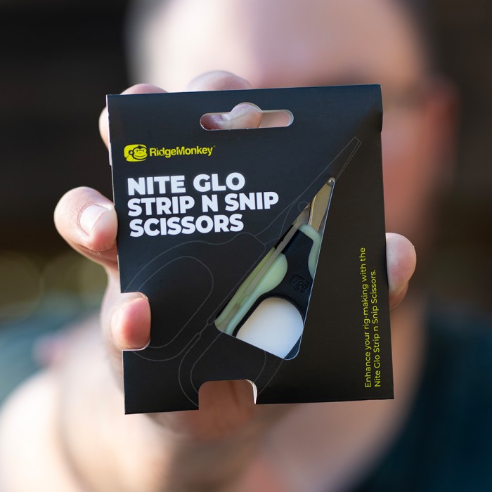 RidgeMonkey Nite Glo Strip 'n' Snip Scissors 1