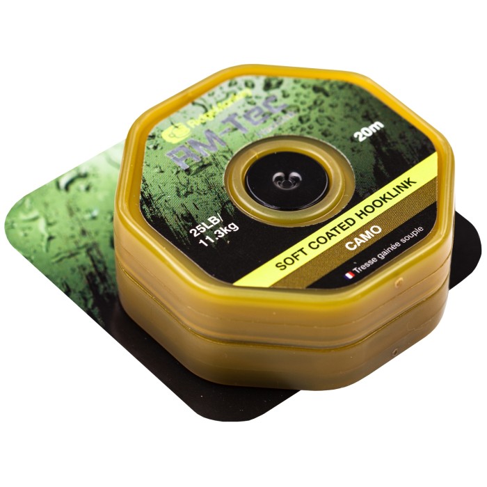 RidgeMonkey RM-Tec Soft Coated Hooklink Camo Pack