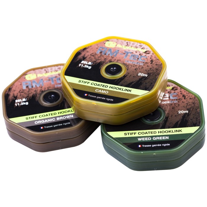 RidgeMonkey RM-Tec Stiff Coated Hooklink Selection