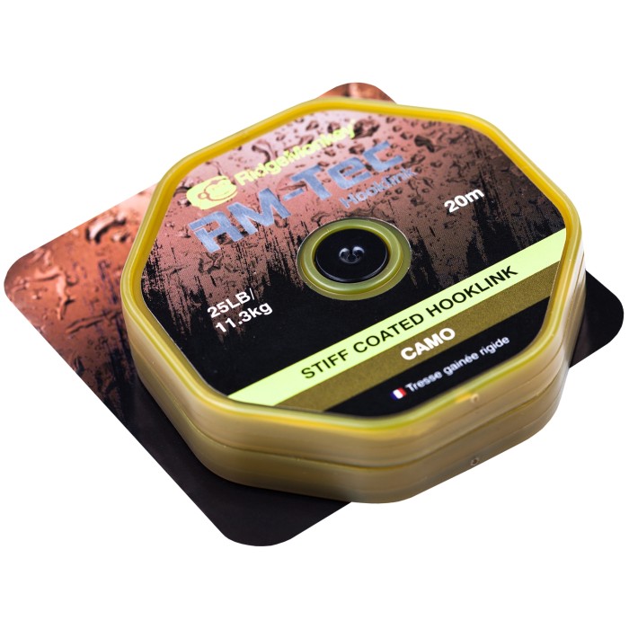 RidgeMonkey RM-Tec Stiff Coated Hooklink Camo Pack