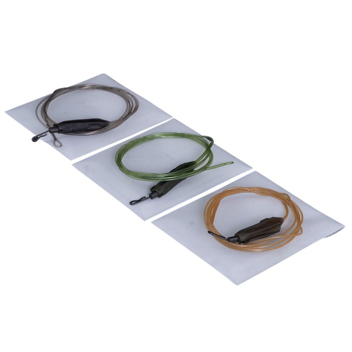 RidgeMonkey Spectre Fluorocarbon Leader With Uni Lead Clip Packaging Colour Options 1