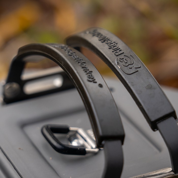 RidgeMonkey Square Fishing Kettle In Use Handles