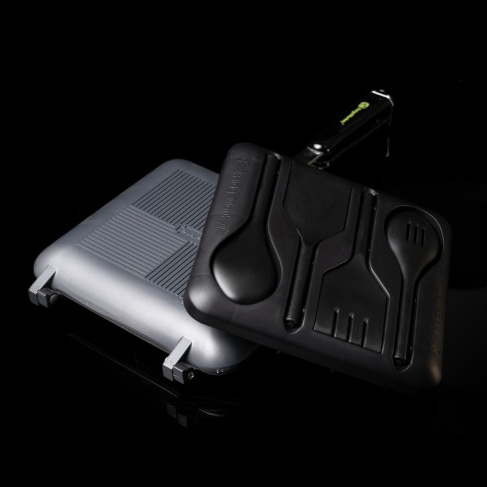 RidgeMonkey The Classic Deep Fill Sandwich Fishing Toaster inc Utensils 1