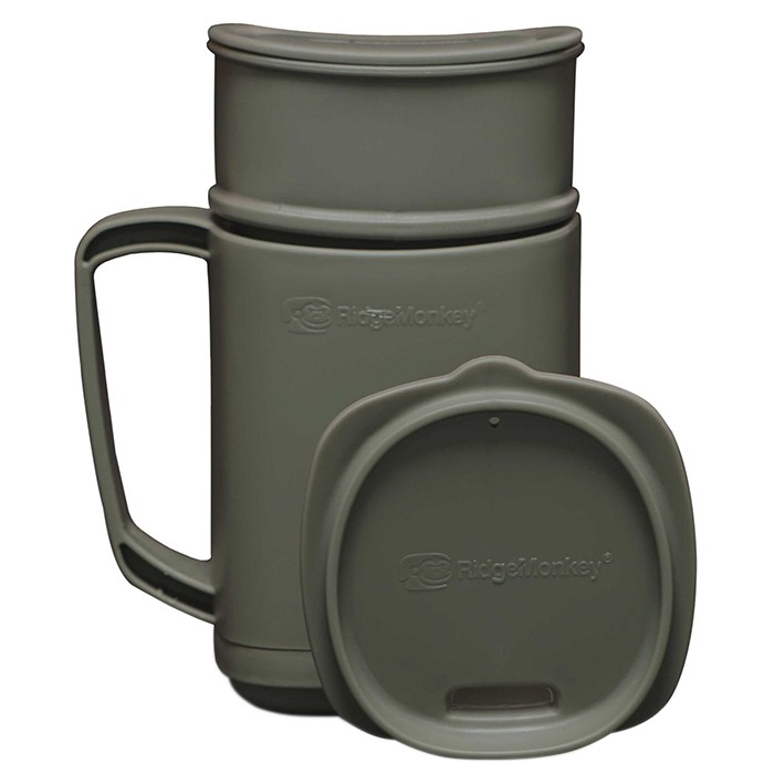 RidgeMonkey Fishing ThermoMug DLX Brew Set Green 1