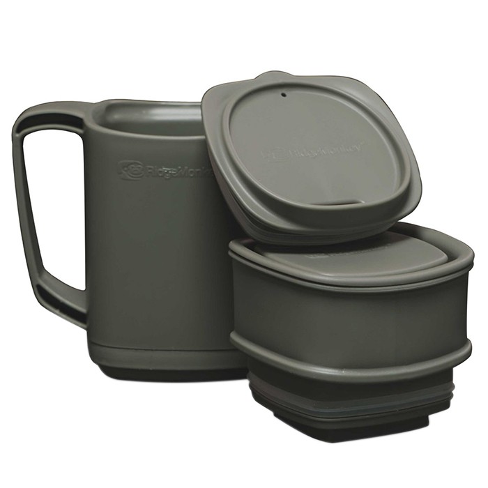 RidgeMonkey Fishing ThermoMug DLX Brew Set Green 1