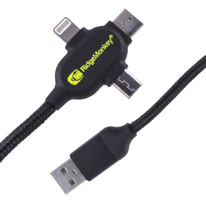 RidgeMonkey USB-A to Multi Out Cable 