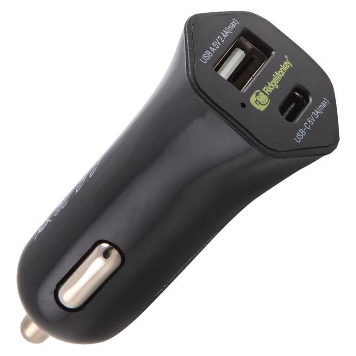 RidgeMonkey Vault 15W USB-C Car Charger Adaptor Side