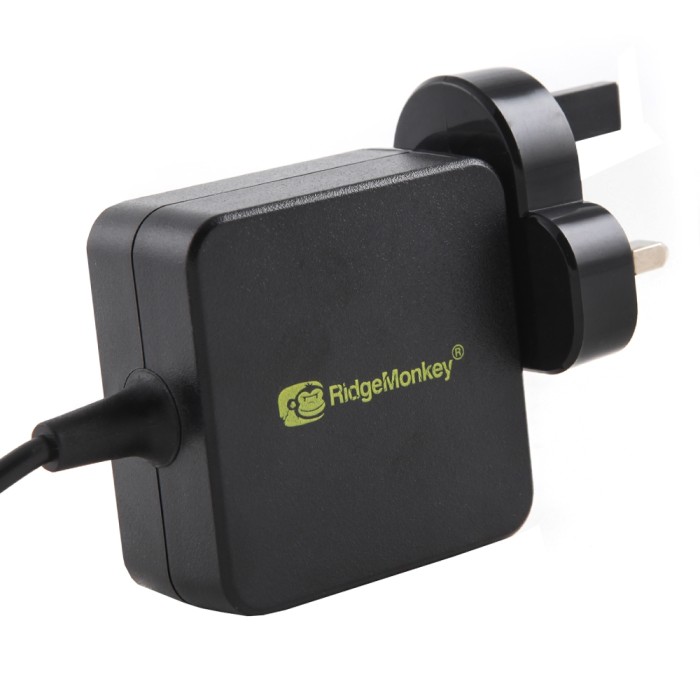 RidgeMonkey Vault 45W USB-C Power Adaptor Back