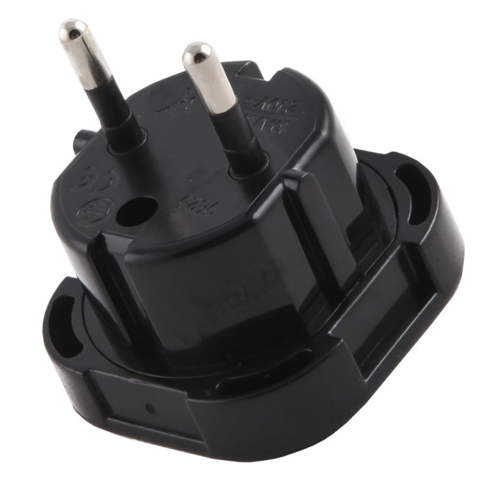 RidgeMonkey Vault UK 3 Pin to EU 2 Pin Travel Adaptor