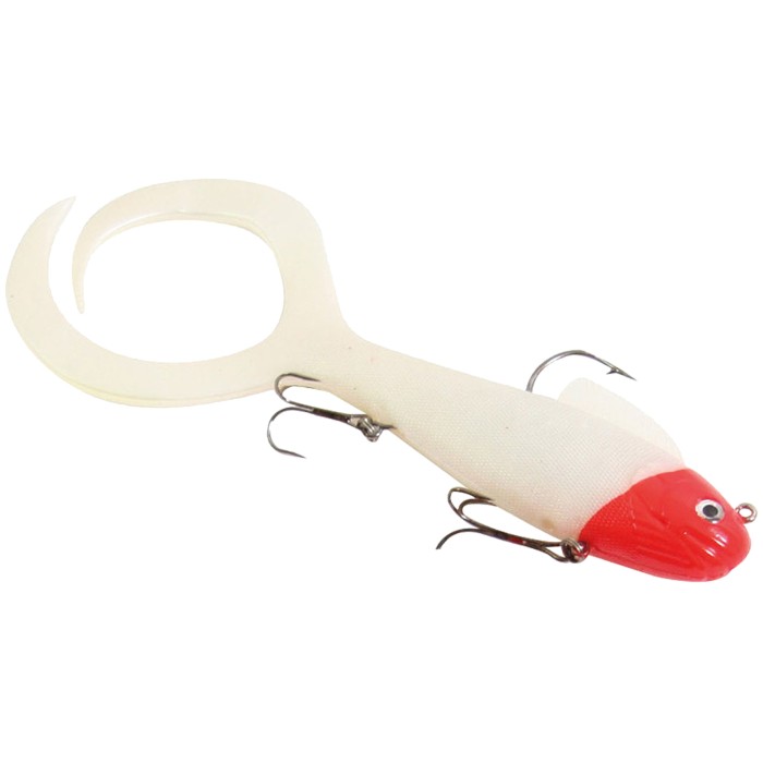 Rovex Twin Tail 25cm Sinking Lure Red head