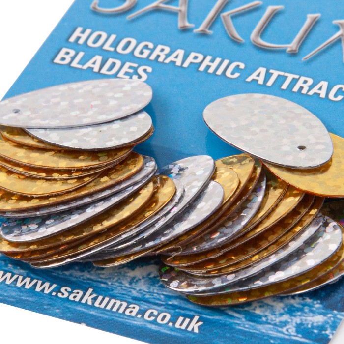 Sakuma Holographic Attractor Blades Close Up