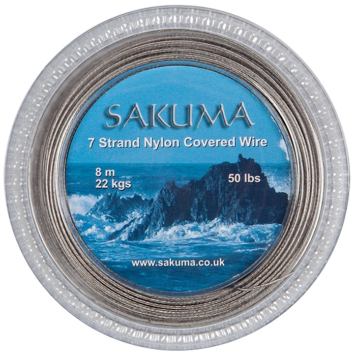 Sakuma 7 Strand Nylon Covered Trace Wire 50lb