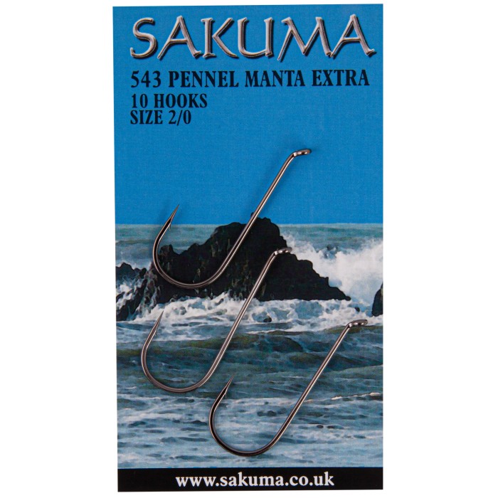 Sakuma 543 Pennel Manta Extra Hooks Packet