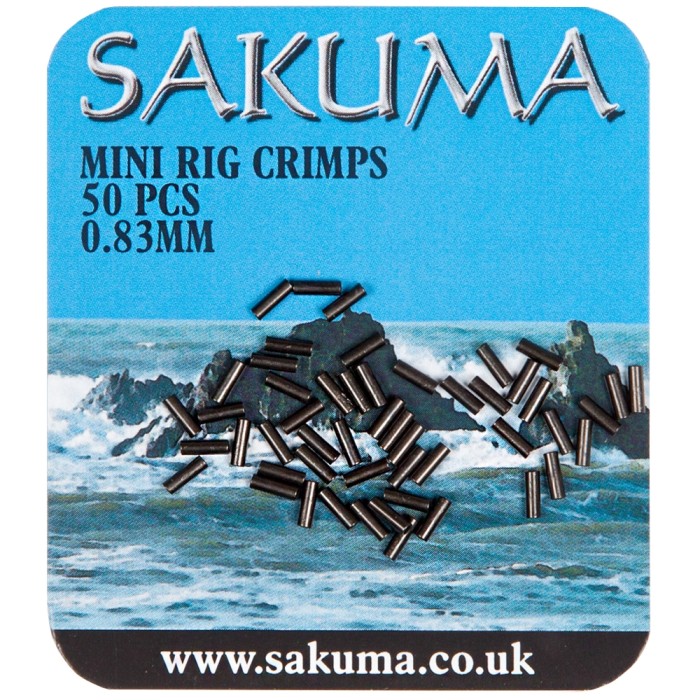 Sakuma Fishing Rig Trace Crimps 0.83mm
