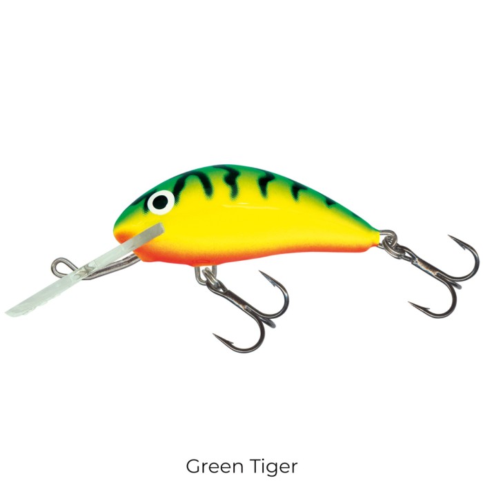 Salmo Hornet 4cm Floating Lure Green Tiger