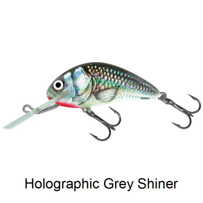 Salmo Hornet 6cm Sinking Lure Holographic Grey Shiner