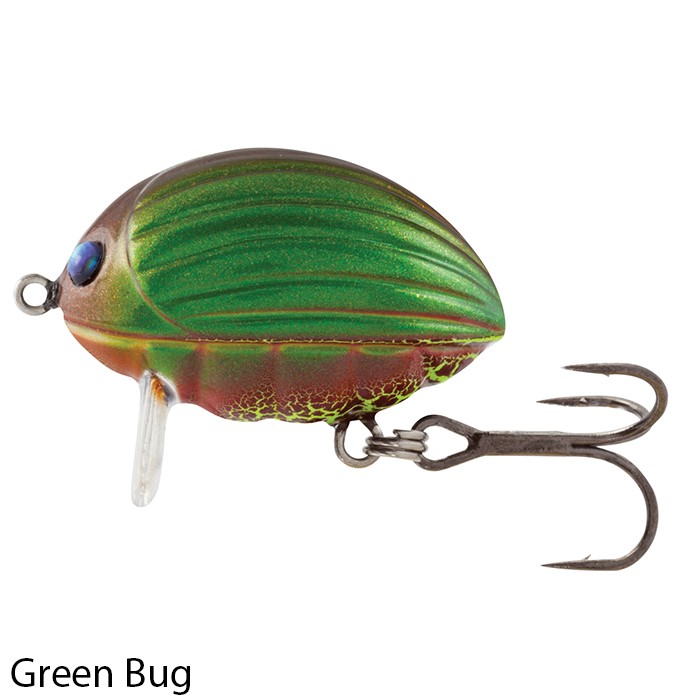 Salmo Lil'Bug 3cm Floating Lure Green Bug 1