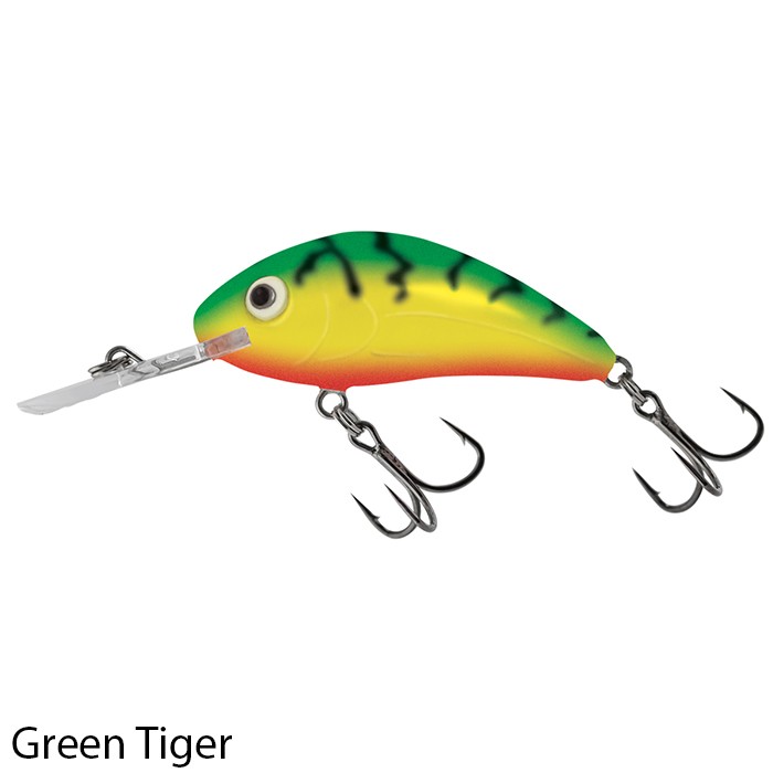 Salmo Rattlin' Hornet 4.5cm Floating Lure Green Tiger