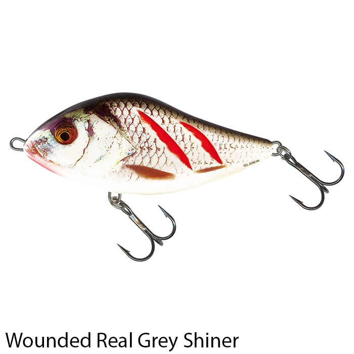 Salmo Slider 10cm Sinking Lure Wounded Grey Shiner