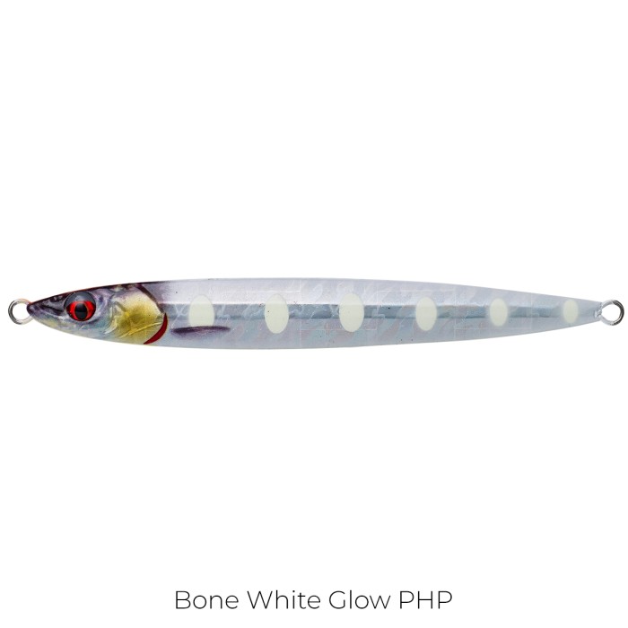 Savage Gear 3D Slim Jig Minnow Lure 16cm Bone White Glow PHP