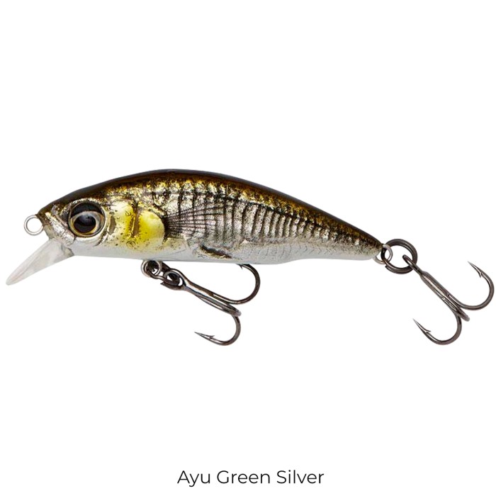 Savage Gear 3D Sticklebait Twitch Sinking Lure 4.5cm Ayu Green Silver