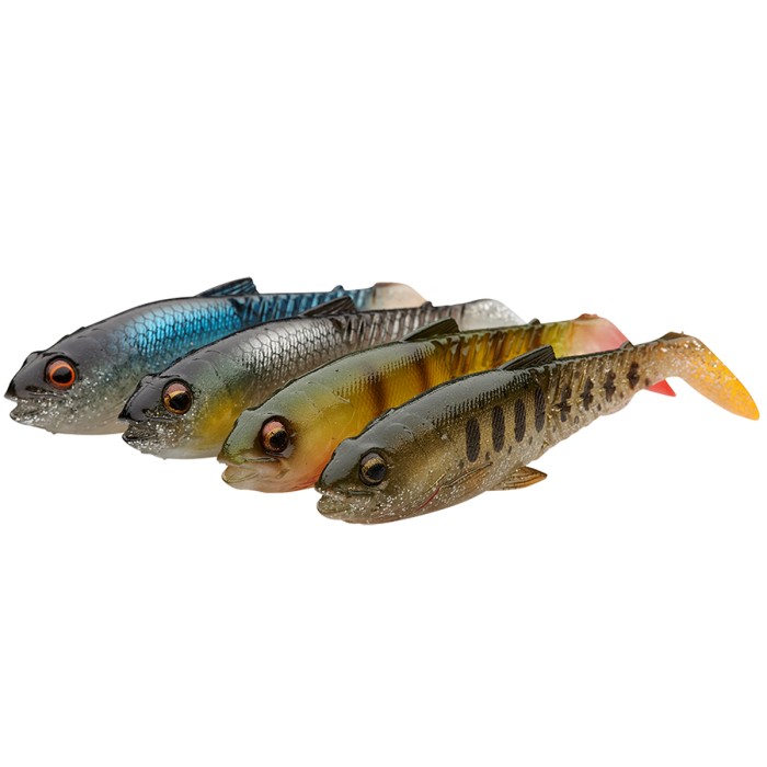 Savage Gear Craft Cannibal Paddletail Clear Water Mix 4-Piece Range