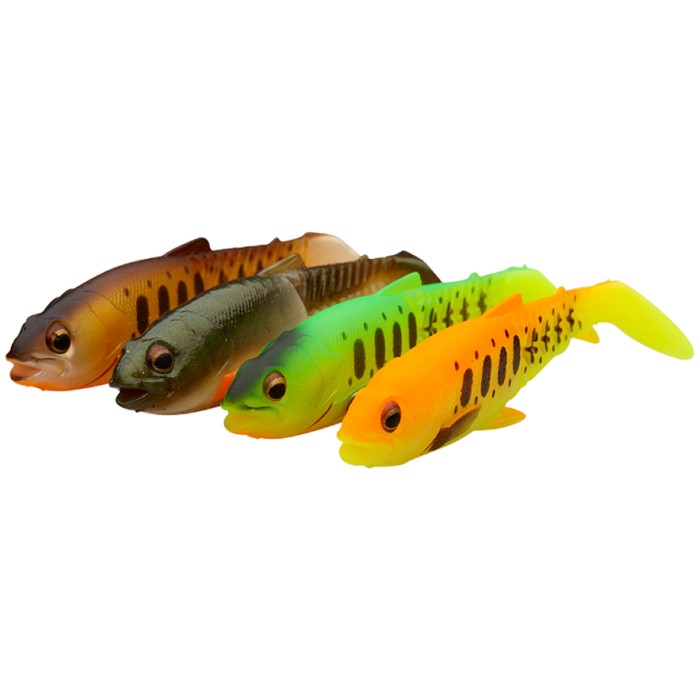 Savage Gear Craft Cannibal Paddletail Dark Water Mix 4-Piece Range