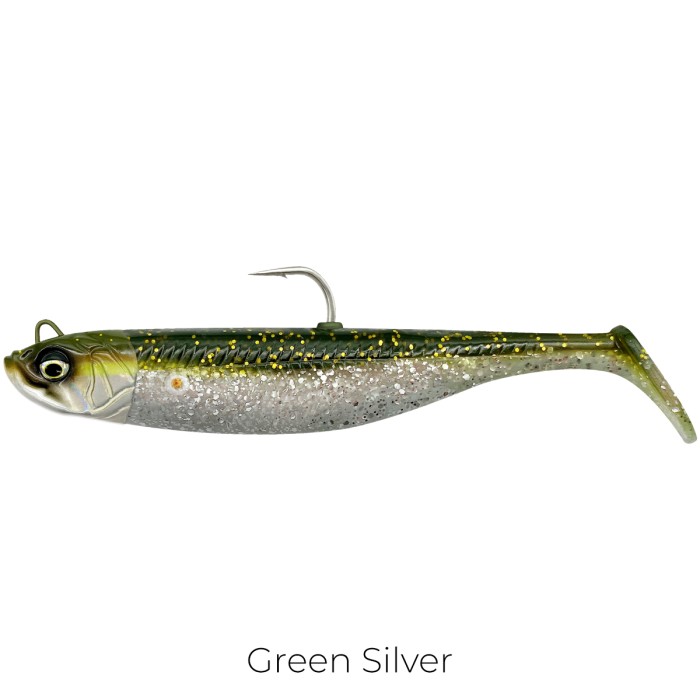Savage Gear Minnows Lure 10cm Green Silver 1
