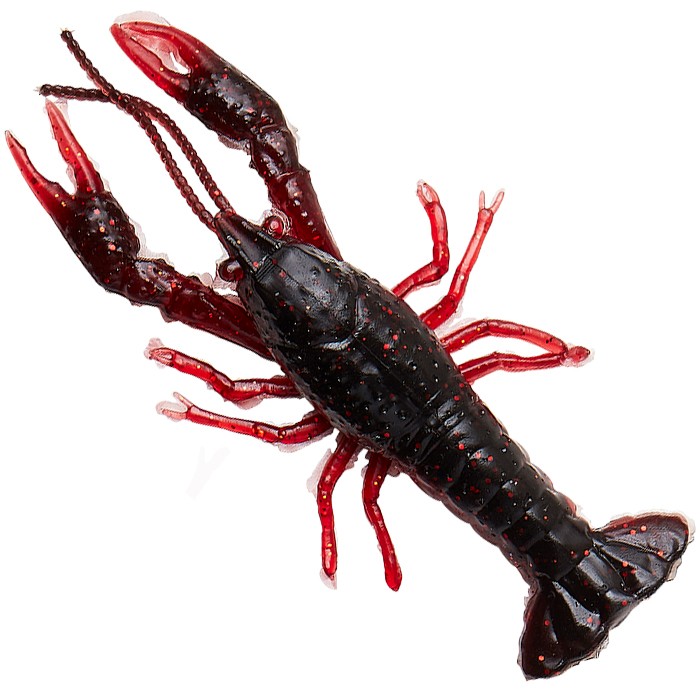 Savage Gear Ned Craw Floaring Fishing Lures 6.5cm 2.5g Black & Red