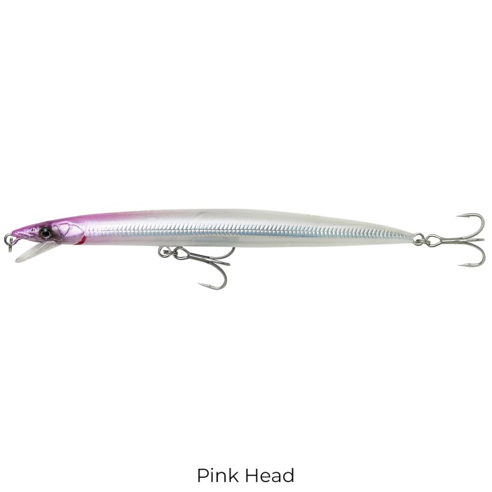 Savage Gear Sandeel Jerk Minnow Floating Lure 17.5cm Pink Head