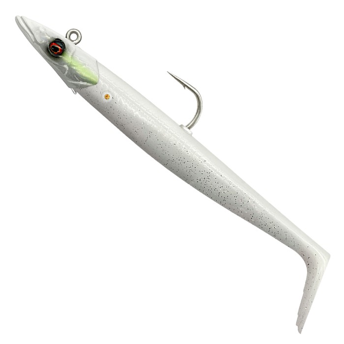 Savage Gear Sandeel V2 Sinking Fishing Lure 12cm 22g White Pearl Silver