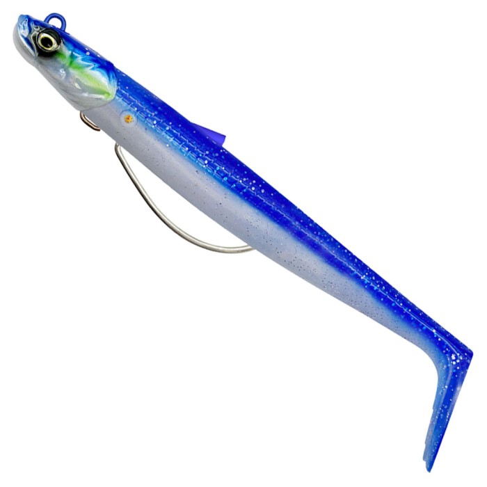 Savage Gear Sandeels V2 Weedless Lure 13cm 31g Blue Pearl Silver