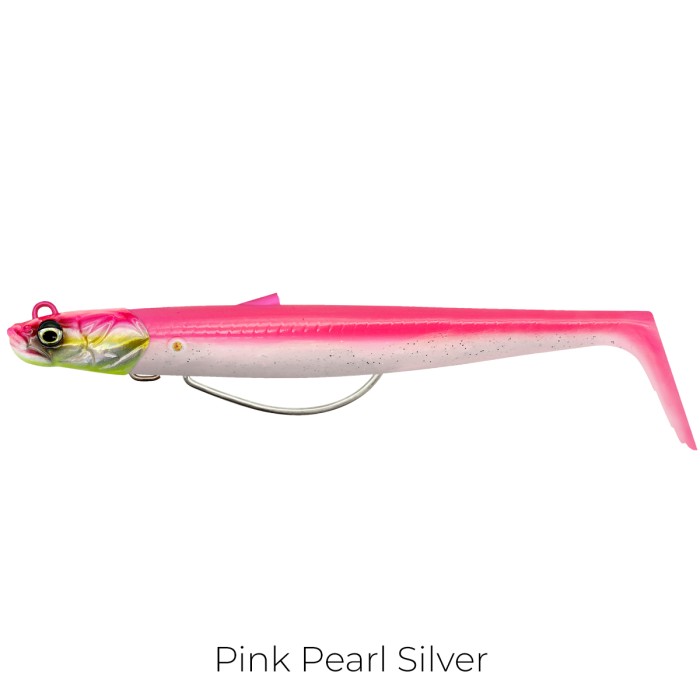 Savage Gear Sandeels V2 Weedless Lure 13cm 31g Pink Pearl Silver
