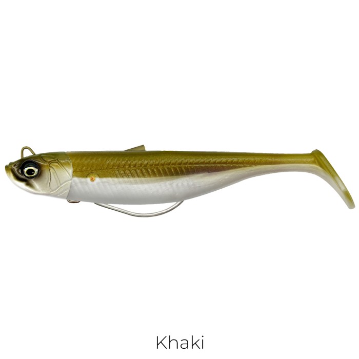 Savage Minnow Weedless Lure 10cm Khaki