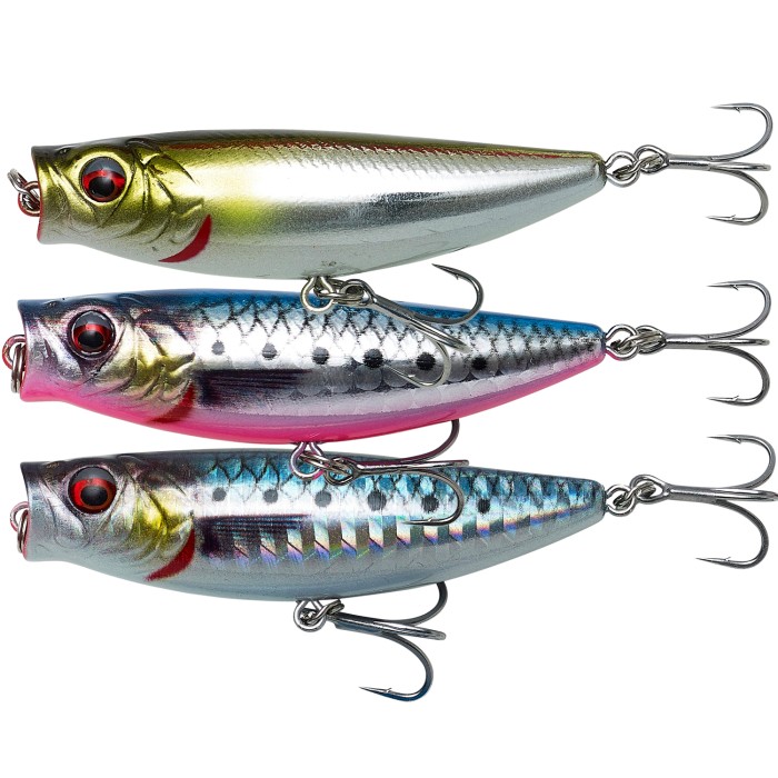 Savage Salt 3D Minnow Pop Walker Floating Lure 8cm