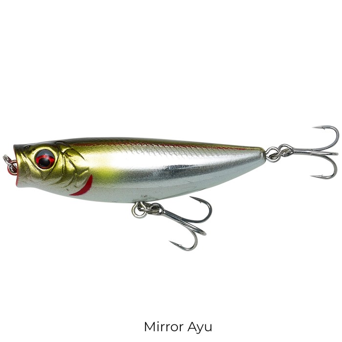 Savage Salt 3D Minnow Pop Walker Floating Lure 8cm Mirror Ayu