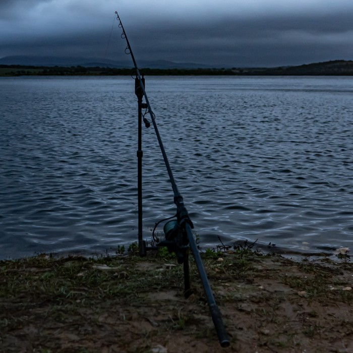 Nash Scope Shrink Handle Fishing Rod In Use 6