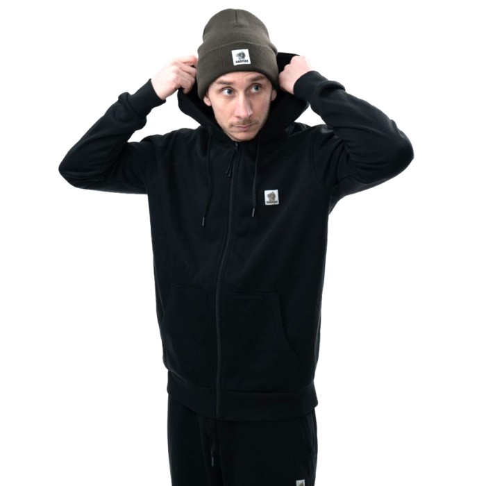 Nash Make It Happen Badge Zipped Hoody - Black