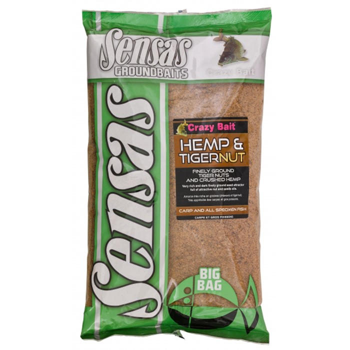 Sensas Big Bag Groundbaits Hemp and Tigernut