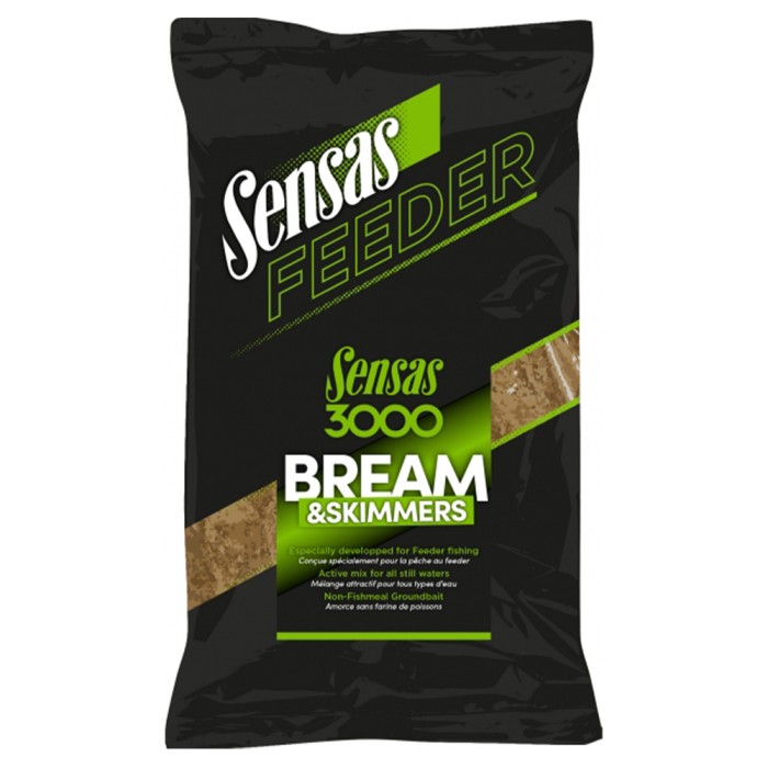 Sensas Feeder 3000 Bream & Skimmers Fishing Groundbait 1kg
