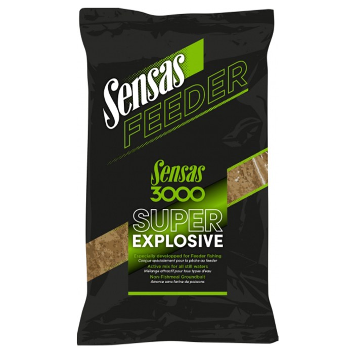 Sensas Feeder 3000 Super Explosive Fishing Groundbait 1kg
