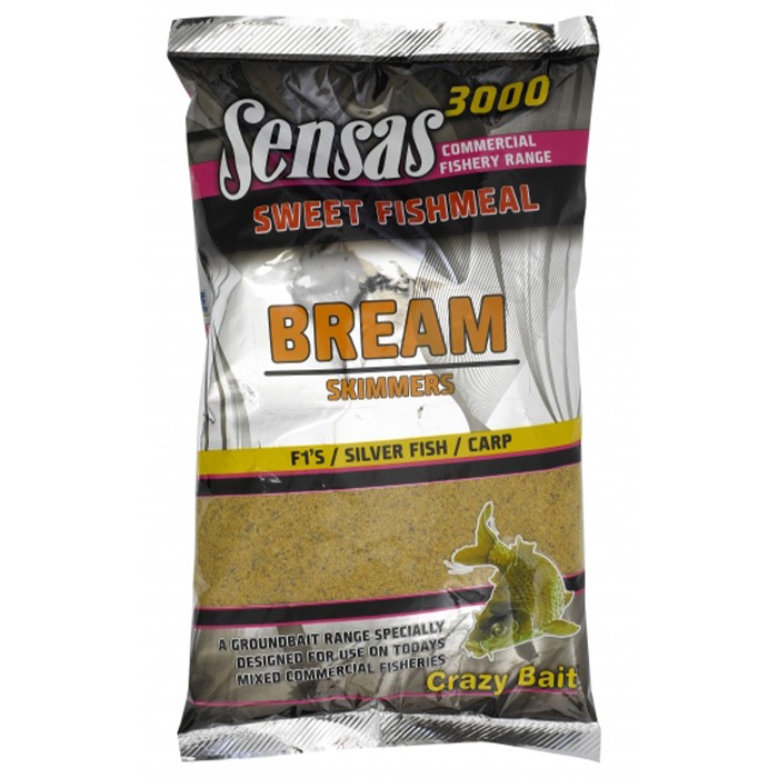 Sensas Sweet Fishmeal Groundbait Bream and Skimmers