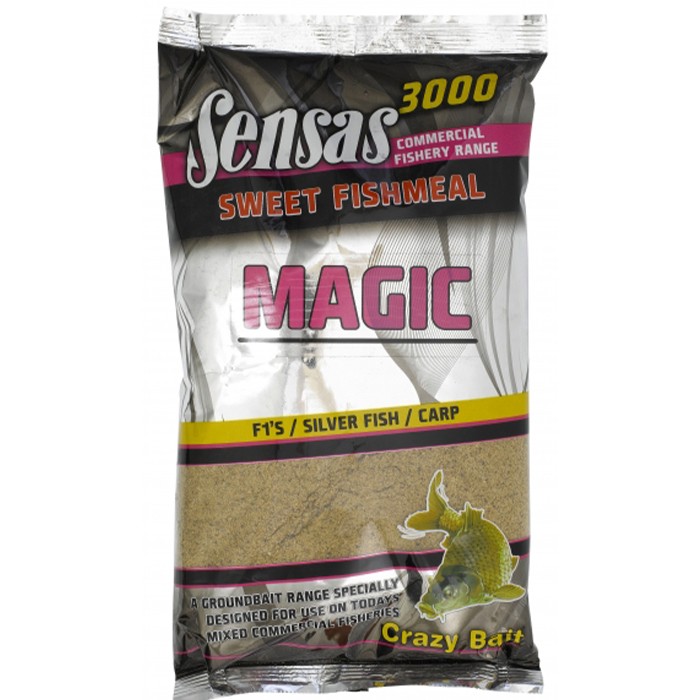 Sensas Sweet Fishmeal Groundbait Magic
