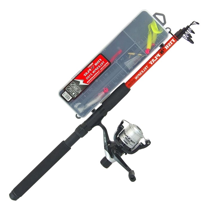 Sert Fish'N Play Kit Teles Spin 2105 Fishing Rod & 201 RD Reel Combo